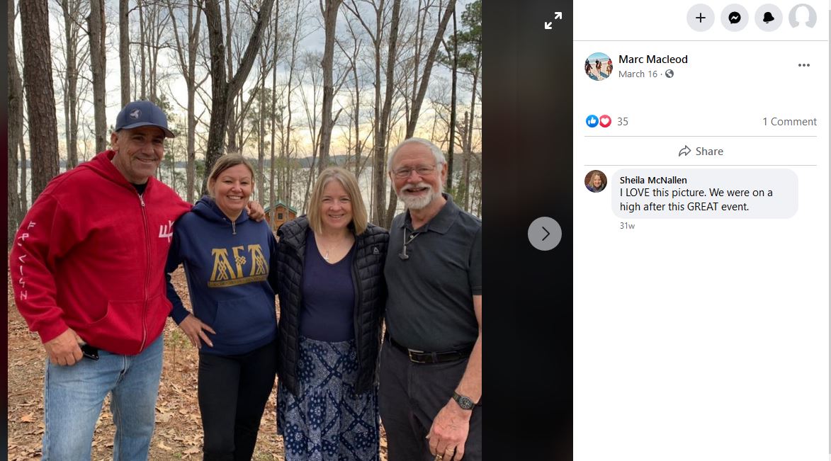 From left to right: Marc Macleod, Deedy Rutherford, Sheila McNallen, and Stephen McNallen